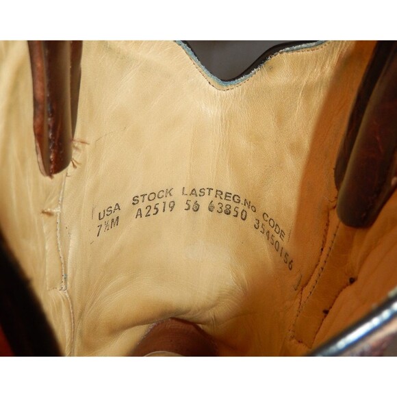 Corral Vegas Marble Western Cowboy Boots Women's 7.5 M Leather Brown Snip Toe - Picture 7 of 8